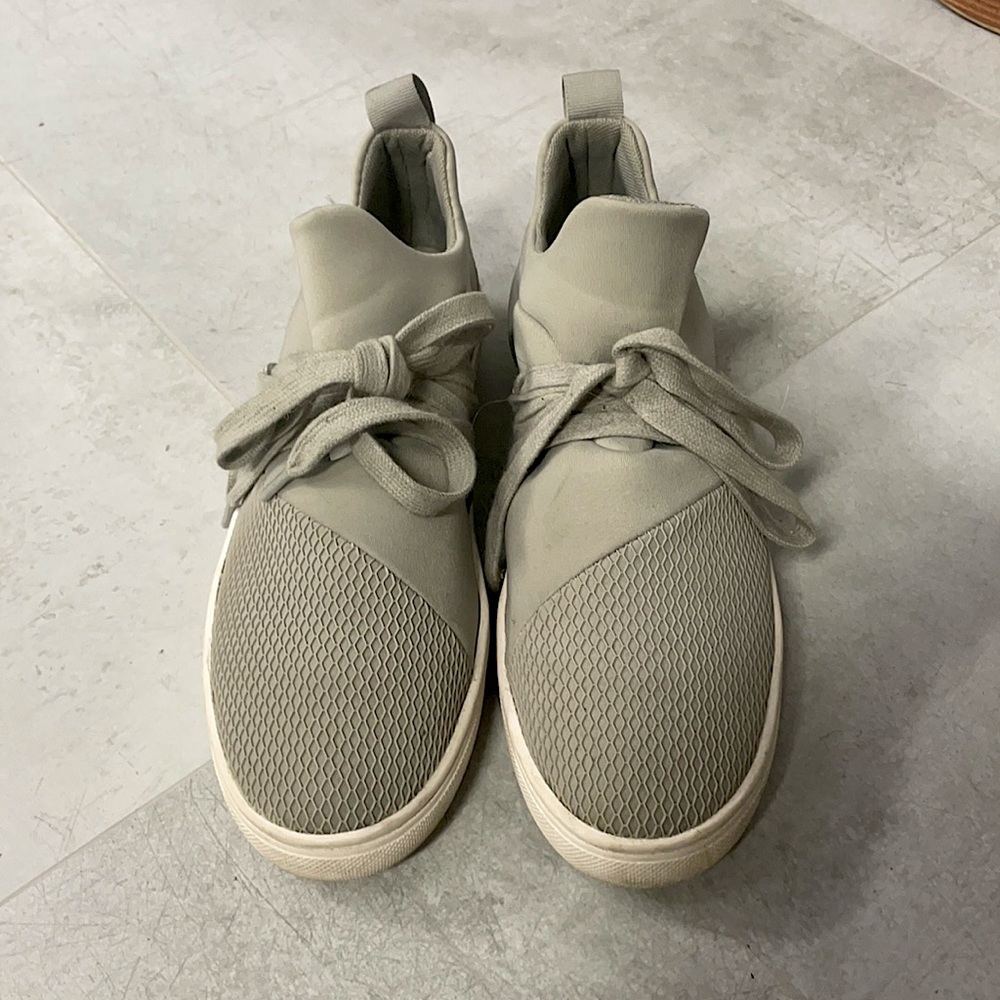 Grey sneakers